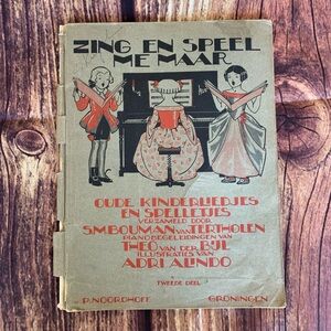 Zing En Speel Me Maar P.Noordhoff Groningen Piano Book